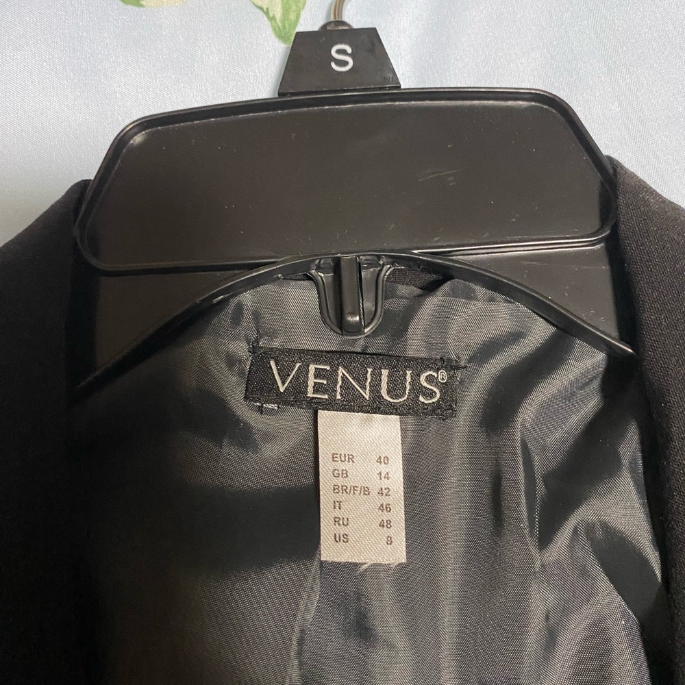 VENUS Gray Blazer Long-Line Suit Jacket Professional - Picture 2 of 5